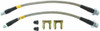 StopTech 950.42510 Stainless Steel Braided Brake Hose Kit Fits 89-93 240SX