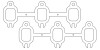 Cometic Gasket Automotive C5725-040 Exhaust Manifold Gasket Set
