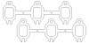 Cometic Gasket Automotive C5725-040 Exhaust Manifold Gasket Set