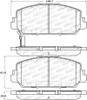 StopTech 308.16970 StopTech Street Brake Pads Fits Accord Civic ILX RDX RLX