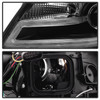Spyder Auto 5081544 DRL LED Projector Headlights Fits 09-12 A4