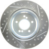 StopTech 227.34054R Select Sport Cross-Drilled And Slotted Disc Brake Rotor