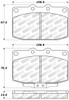 StopTech 309.03310 StopTech Sport Brake Pads Fits 86-95 RX-7