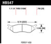 Hawk Performance HB547Y.798 LTS Disc Brake Pad