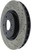 StopTech 128.42076L Sport Cross-Drilled Disc Brake Rotor Fits 03-08 350Z G35
