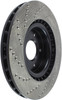 StopTech 128.42076L Sport Cross-Drilled Disc Brake Rotor Fits 03-08 350Z G35
