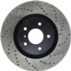 StopTech 128.42076L Sport Cross-Drilled Disc Brake Rotor Fits 03-08 350Z G35
