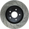 StopTech 128.42076L Sport Cross-Drilled Disc Brake Rotor Fits 03-08 350Z G35