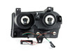 Anzo USA 121137 Crystal Headlight Set w/Halo Fits 05-10 300
