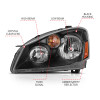 Anzo USA 121552 Crystal Headlight Set Fits 05-06 Altima