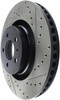 StopTech 127.61114L Sport Cross-Drilled And Slotted Disc Brake Rotor