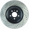 StopTech 127.61114L Sport Cross-Drilled And Slotted Disc Brake Rotor