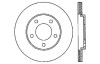 StopTech 128.61087R Sport Cross-Drilled Disc Brake Rotor Fits 05-14 Mustang