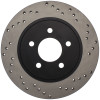StopTech 128.61087R Sport Cross-Drilled Disc Brake Rotor Fits 05-14 Mustang