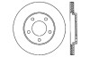StopTech 128.61087R Sport Cross-Drilled Disc Brake Rotor Fits 05-14 Mustang