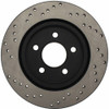 StopTech 128.61087R Sport Cross-Drilled Disc Brake Rotor Fits 05-14 Mustang