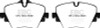EBC DP32245C Redstuff Brake Pad Sets- DP32245C