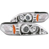 Anzo USA 121039 Projector Headlight Set w/Halo Fits 94-98 Mustang