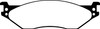 EBC Brakes DP63038 6000 Series Greenstuff Truck/SUV Brakes Disc Pads