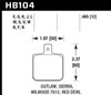 Hawk Performance HB104J.485 DR-97 Disc Brake Pad
