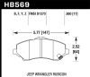 Hawk Performance HB569F.650 HPS Disc Brake Pad
