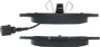 StopTech 308.13750 StopTech Street Brake Pads Fits Passat Q3 Q3 Quattro Tiguan