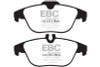 EBC Brakes DP32012C Redstuff Ceramic Low Dust Brake Pads Fits GLK250 GLK350