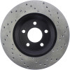 StopTech 128.61086R Sport Cross-Drilled Disc Brake Rotor Fits 05-12 Mustang