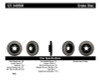 StopTech 127.34059R Sport Cross-Drilled And Slotted Disc Brake Rotor Fits M3