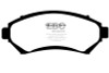 EBC Brakes DP61100 6000 Series Greenstuff Truck/SUV Brakes Disc Pads