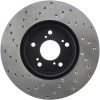 StopTech 128.40046L Sport Cross-Drilled Disc Brake Rotor
