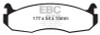 EBC Brakes DP41786R Yellowstuff Street And Track Brake Pads Fits 97-03 H1 Hummer
