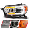 Anzo USA 111603 Projector Headlight Set Fits 10-13 4Runner