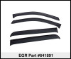 EGR 641891 SlimLine Tape-On WindowVisors Set of 4
