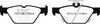 EBC DP22257 Greenstuff Brake Pad Sets- DP22257