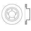 StopTech 127.44162R Select Sport Cross-Drilled And Slotted Disc Brake Rotor