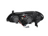ANZO For 2000-2004 Infiniti I30 Projector Headlights w/ Halo Black