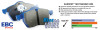 EBC Brakes DP51539NDX Bluestuff NDX Full Race Brake Pads Fits 08-10 Cobalt