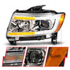 Anzo USA 111569 Projector Headlight Set Fits 11-13 Grand Cherokee (WK2)