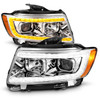 Anzo USA 111569 Projector Headlight Set Fits 11-13 Grand Cherokee (WK2)