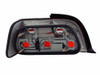 ANZO 1992-1998 BMW 3 Series E36 Taillights Red/Clear