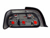 ANZO 1992-1998 BMW 3 Series E36 Taillights Red/Clear