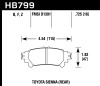 Hawk Performance HB799Z.597 Performance Ceramic Disc Brake Pad