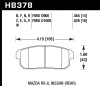 Hawk Performance HB378B.565 HPS 5.0 Disc Brake Pad Fits 01-11 G20 I35 RX-8