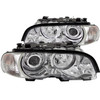 ANZO For 2000-2003 BMW 3 Series E46 Projector Headlights w/ Halo Chrome