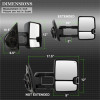 Spyder Auto 9936722 XTune Door Mirror Set