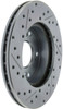 StopTech 227.40056L Select Sport Cross-Drilled And Slotted Disc Brake Rotor