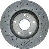 StopTech 227.40056L Select Sport Cross-Drilled And Slotted Disc Brake Rotor