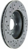 StopTech 227.40056L Select Sport Cross-Drilled And Slotted Disc Brake Rotor