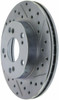 StopTech 227.40056L Select Sport Cross-Drilled And Slotted Disc Brake Rotor